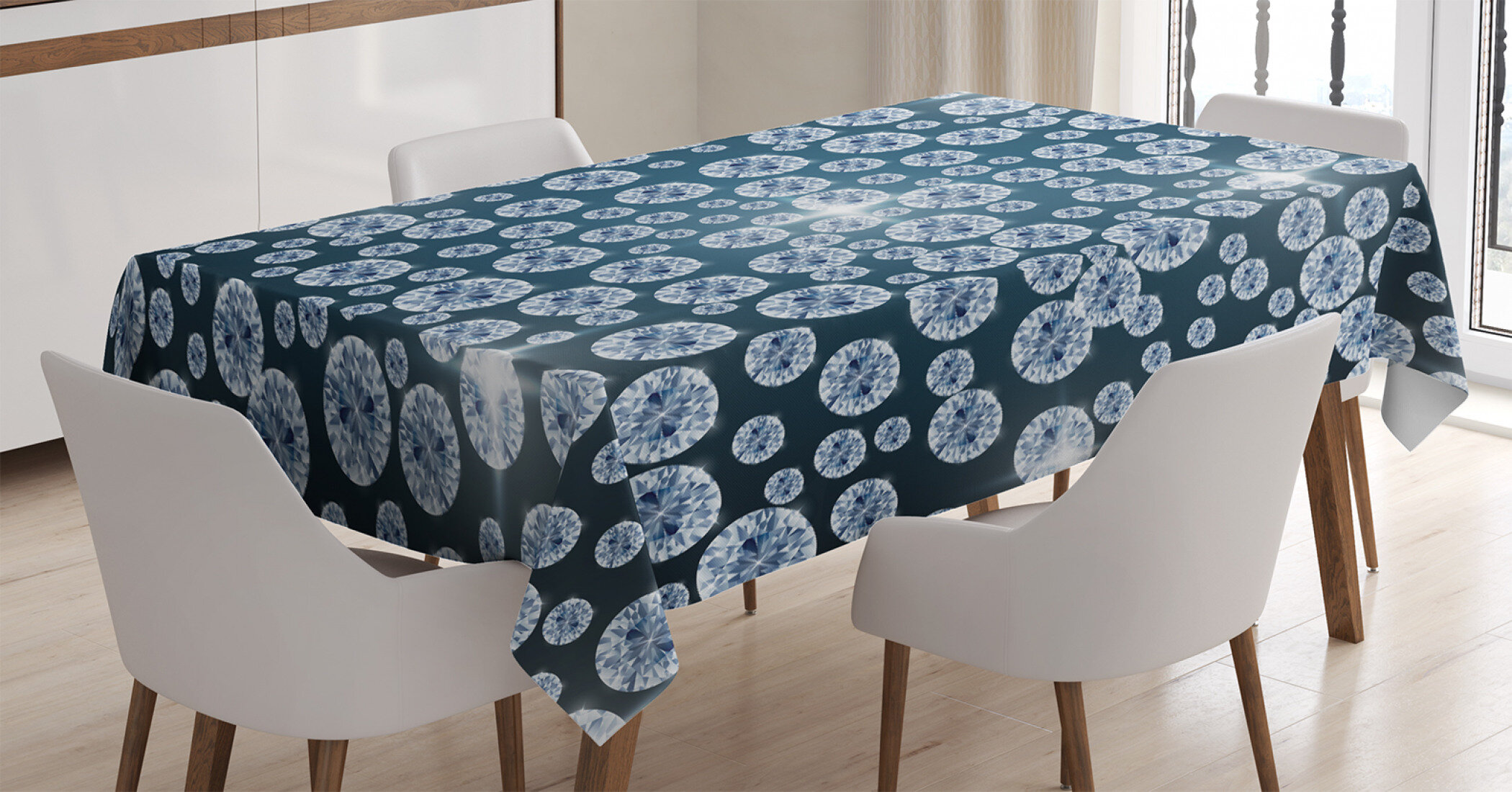 Printed Tablecloths Tablecloths Made to order! Bright Diamonds Custom Printed Diamond Design Tablecloth
