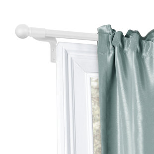 White Cafe Curtain Rod Wayfair