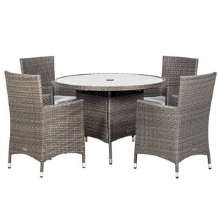 Termonde 4 Seater Dining Set With Cushions By Sol 72 Outdoor