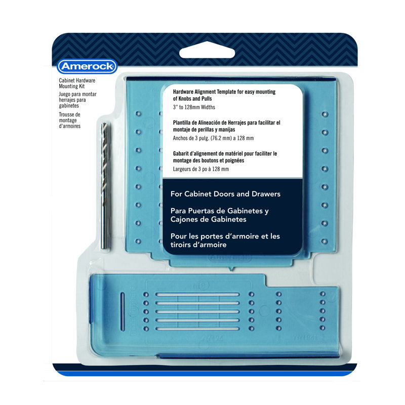 Amerock Cabinet Hardware Door And Drawer Installation Template Reviews