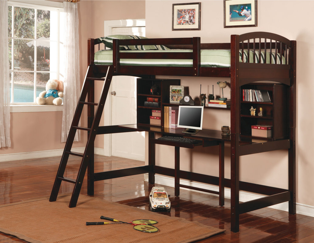 Wildon Home ® Dorena Twin Low Loft Bed Reviews Wayfair - Defaultname wildon home ® dorena twin low loft bed reviews wayfair - defaultname