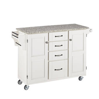 Legler A Cart Kitchen Island With Granite Top Reviews Joss Main
