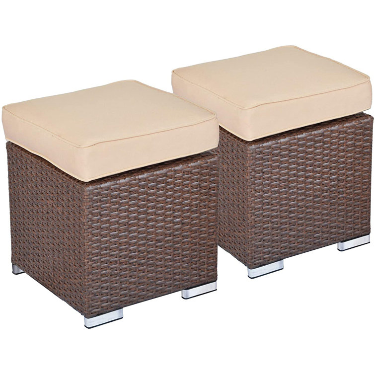 outdoor ottoman cushion