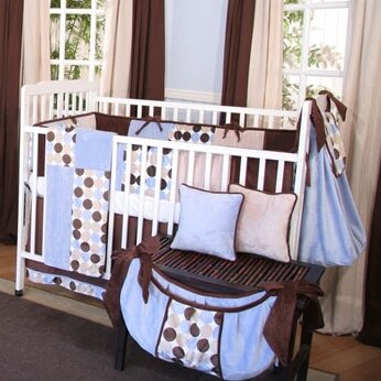 Brandee Danielle Minky Dot 4 Piece Crib Bedding Set Reviews