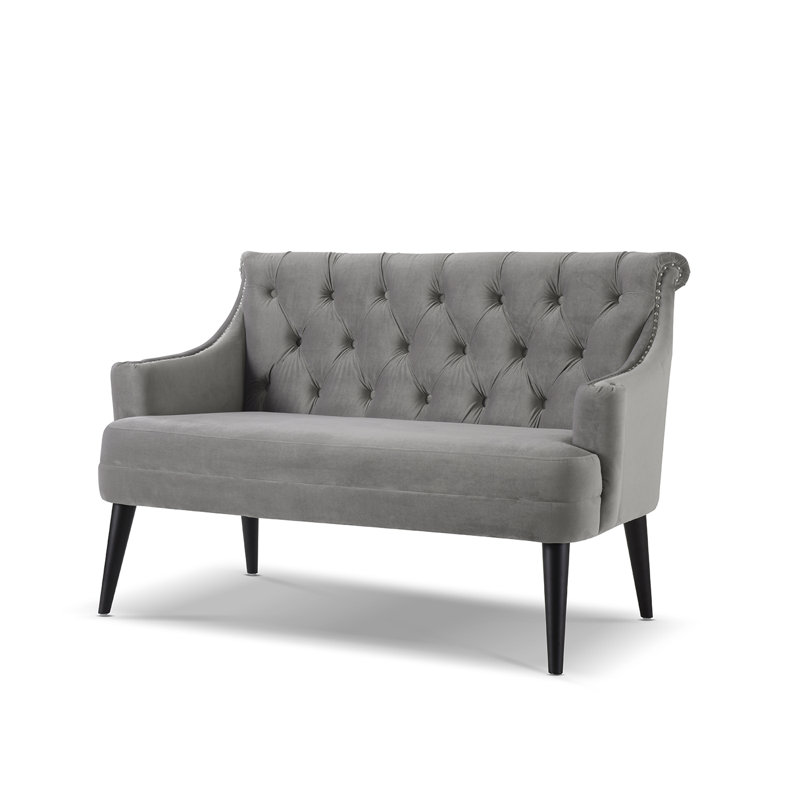 House Of Hampton Derrell Tufted Settee Wayfair House Of Hampton Derrell Tufted Settee