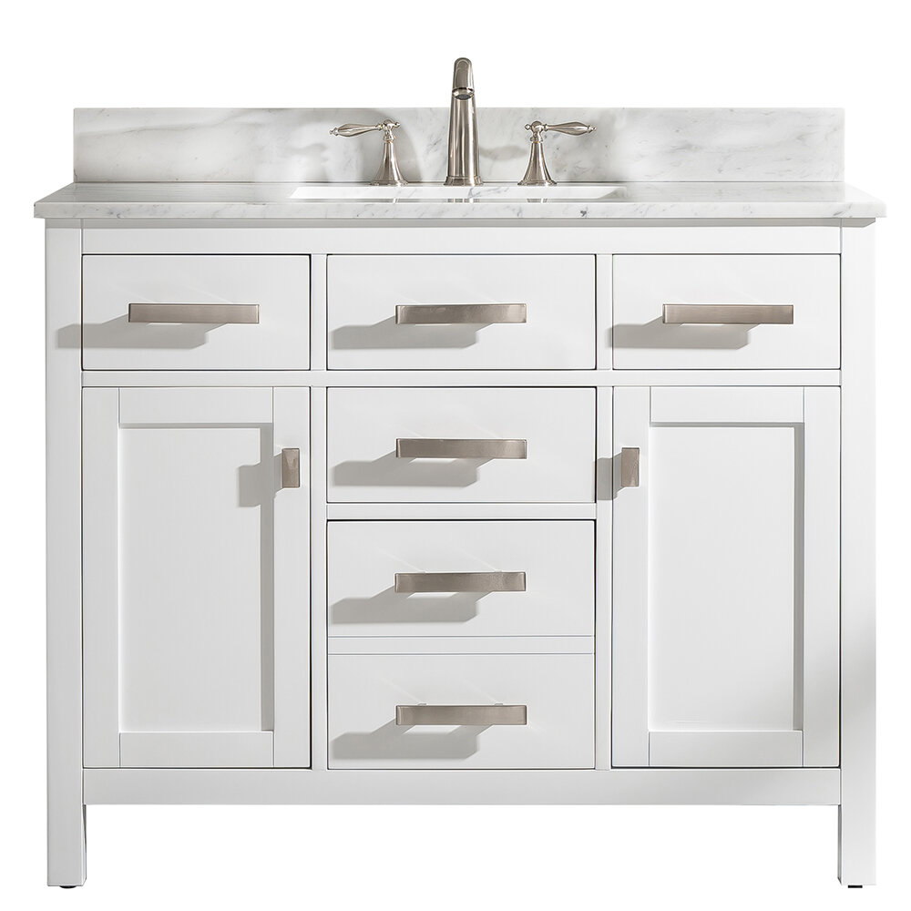 Breakwater Bay 42 Single Bathroom Vanity Set Reviews Wayfair