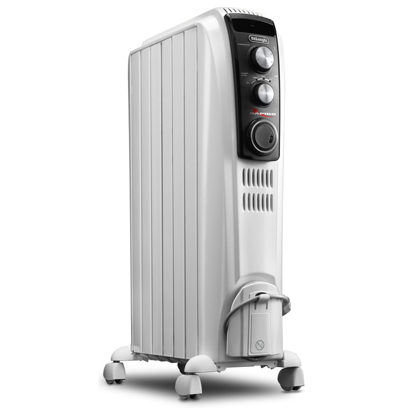 Delonghi 1 500 Watt Electric Radiant Radiator Heater With Mechanical Controls Reviews Wayfair