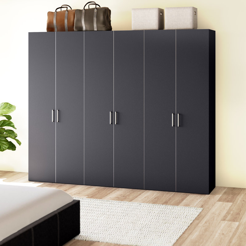 Ebern Designs Ammiras 6 Door Wardrobe Wayfair Co Uk