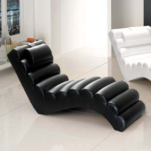 Go to store & view more images Orren Ellis Dariell Faux Leather Chaise Lounge