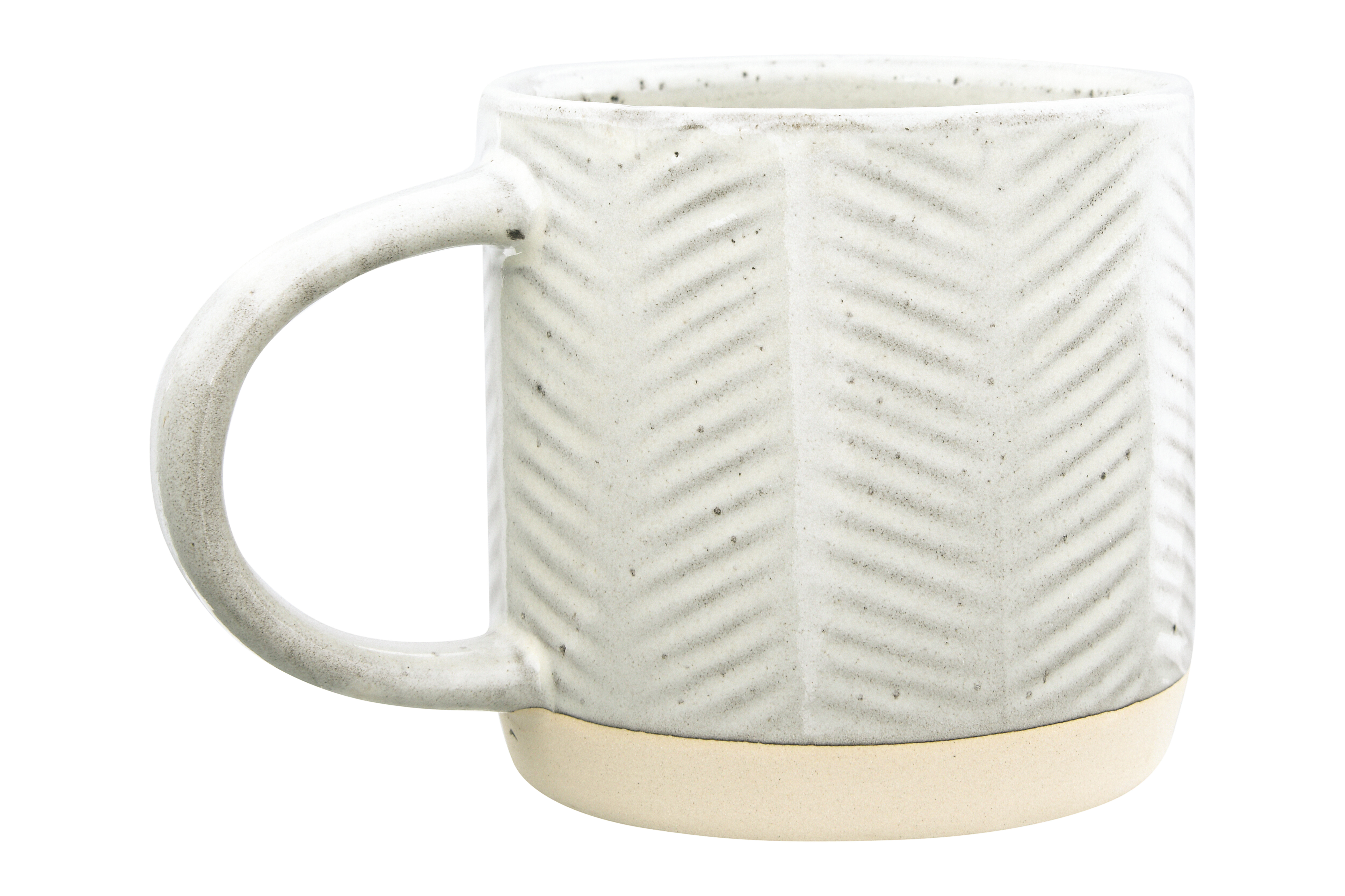 12 Oz. Debossed Stoneware Mug With Reactive Glaze Finish (Set Of 4  Patterns/Each One Will Vary)