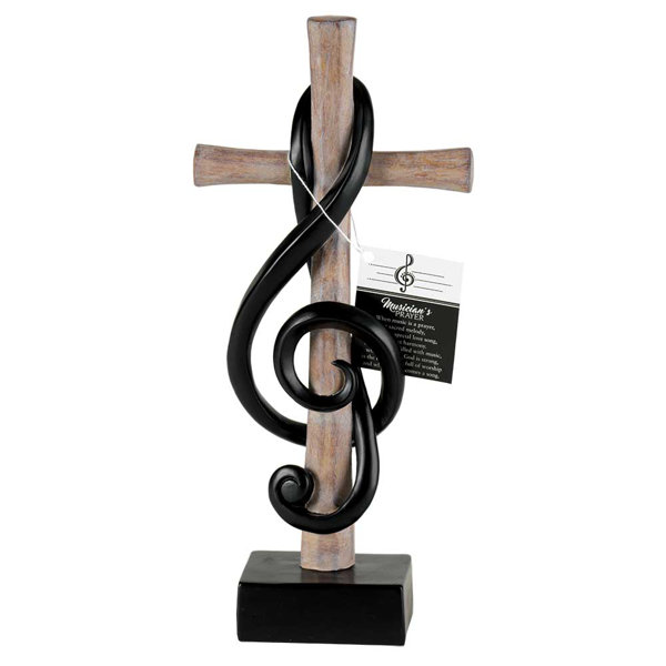 Beautiful Gold G Clef /& Piano Keys Music Table Top Sculpture,home decor SALE