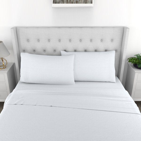 All Size Bedding Items 100% Egyptian Cotton 1000 TC Light Grey Solid 15" Drop 