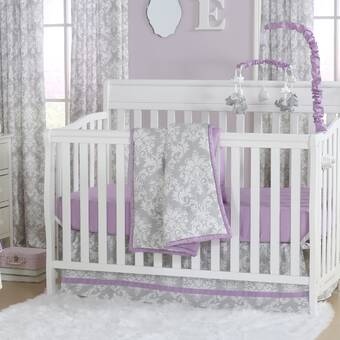 lilac nursery bedding