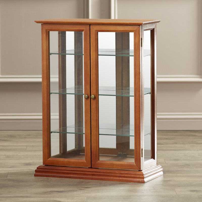 Fleur De Lis Living Kimberley Wall Mounted Curio Cabinet Reviews Kimberley Wall Mounted Curio Cabinet