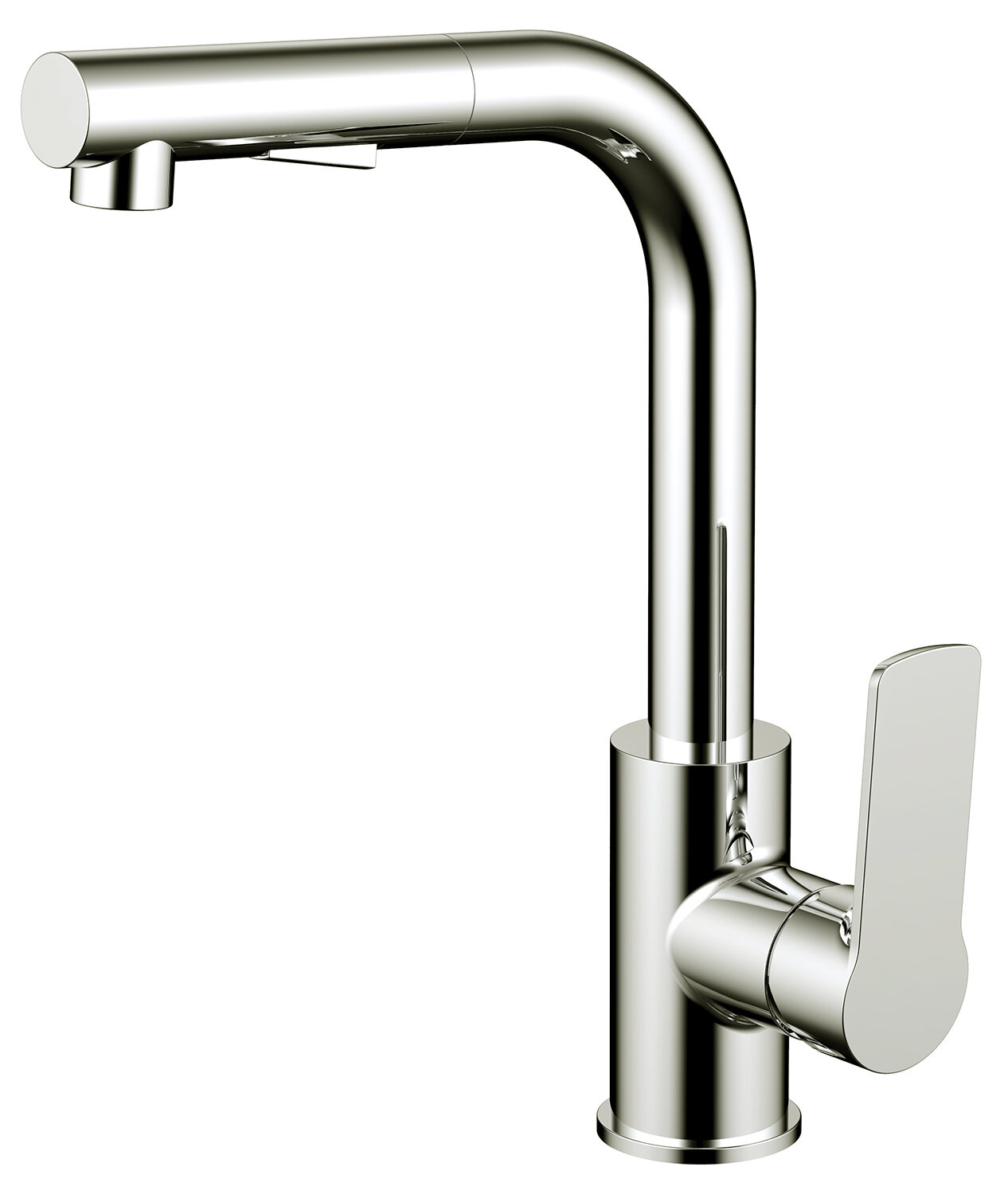 Pull Out Single Handle Kitchen Faucet Reviews Joss Main