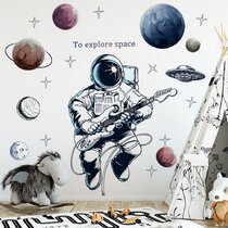 Removable 3D Outer Space Planets Sky Wall Vinyl Room Wall Decal Stickers+GIFT 