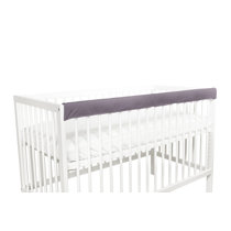purple cot bedding