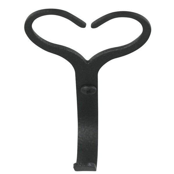 wrought iron heart hooks