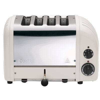 Dualit 4 Slice NewGen Porcelain Toaster Dualit Finish Light Gray