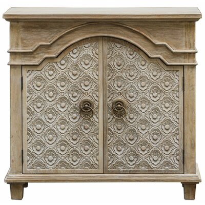 Clarksville French Country 2 Door Accent Cabinet Bungalow Rose