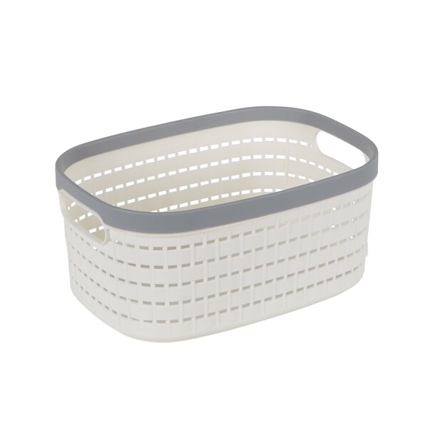 Rebrilliant Weave Plastic Basket & Reviews | Wayfair