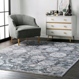 Wayfair Black Floral Plant Area Rugs You Ll Love In 2021