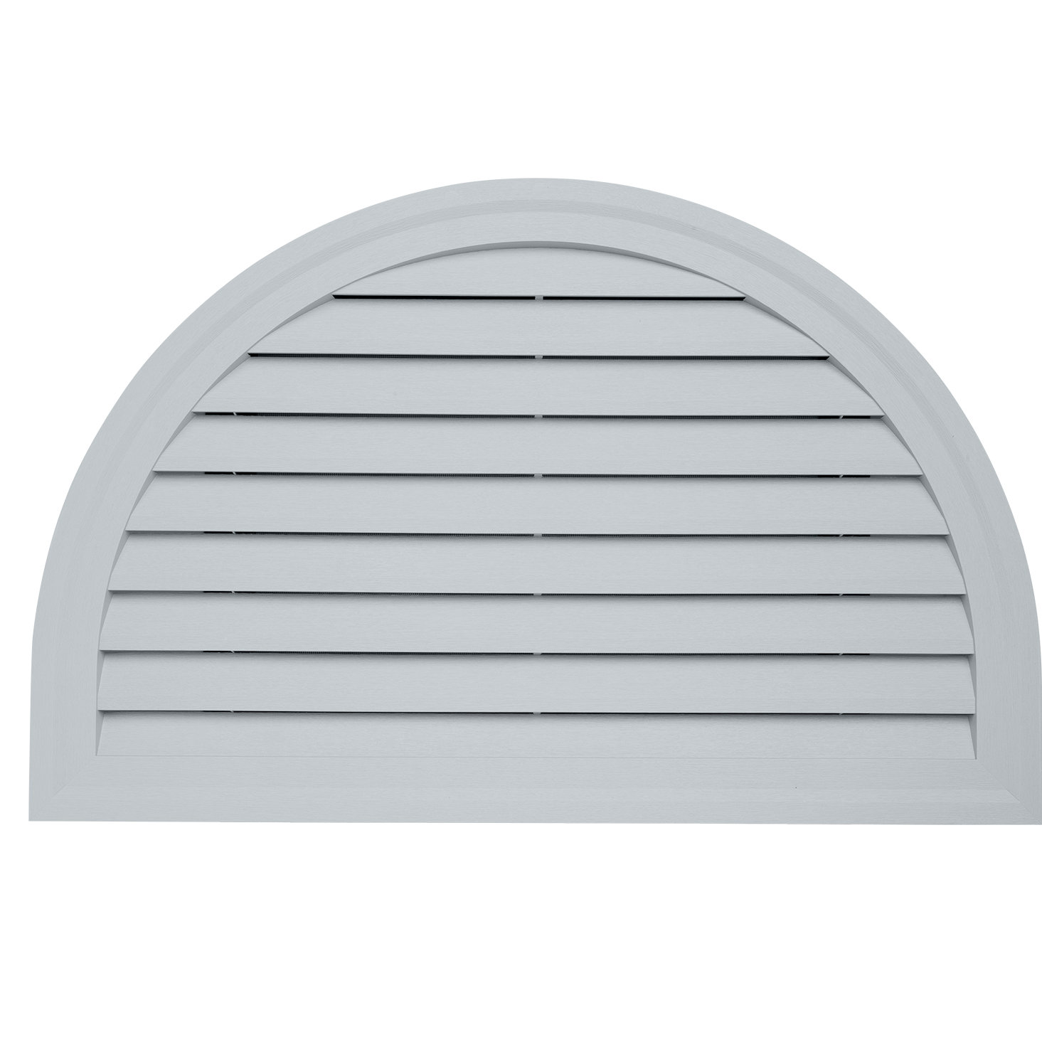 Ply Gem 22" x 34" Plastic Half Round Louver Gable Vent Wayfair