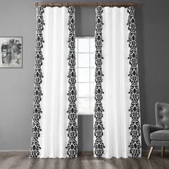 Black Damask Curtains Drapes You Ll Love In 2020 Wayfair