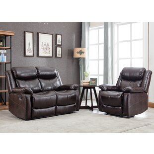 Altfried 2 Piece Faux Leather Reclining Living Room Set by Ebern Designs