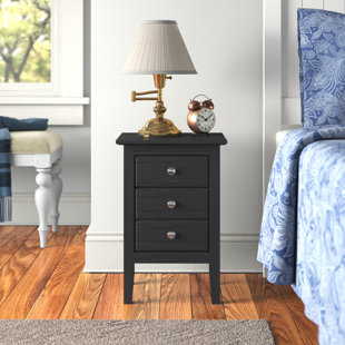 Black Lacquer Nightstand Wayfair