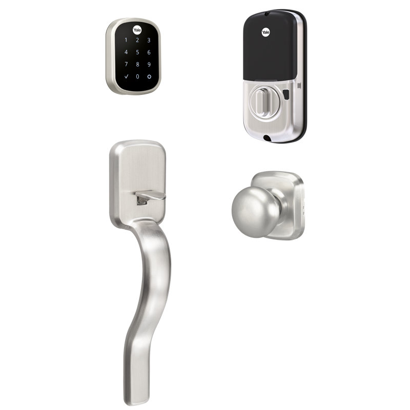 Yale Handleset With Smart Deadbolt And Door And Rosette Reviews Wayfair