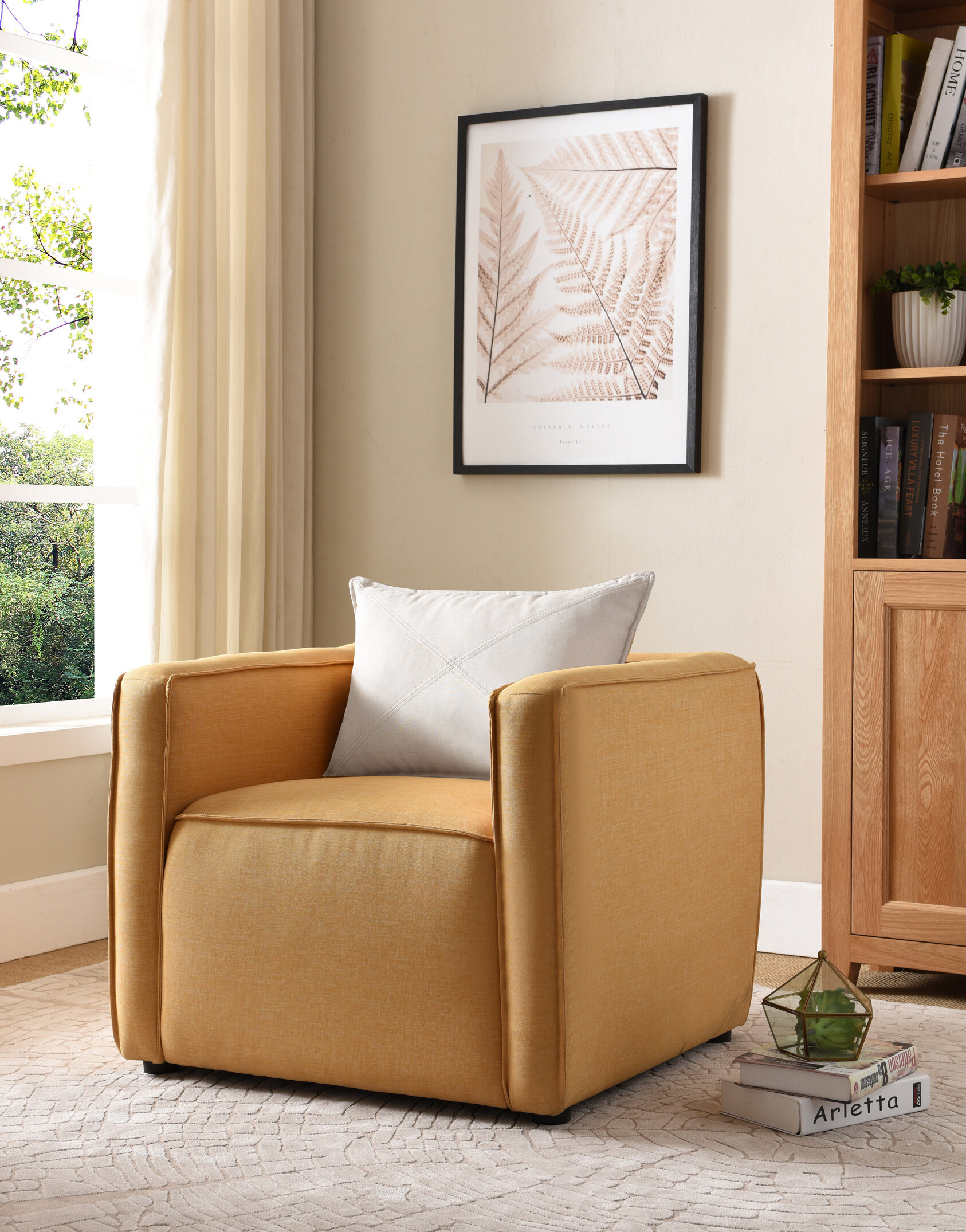 low profile armchair