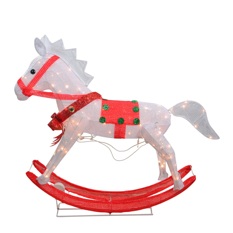 animated rocking horse