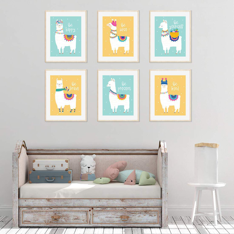 harriet bee cultrera inspirational quotes for be wise happy brave present 6 piece set paper print wayfair