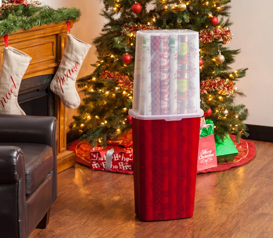 IRIS Vertical Gift Wrap Storage