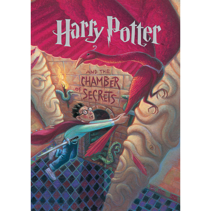 Harry Potter Book Cover Chamber Of Secrets Graphic Art Print