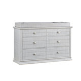 white changing table topper