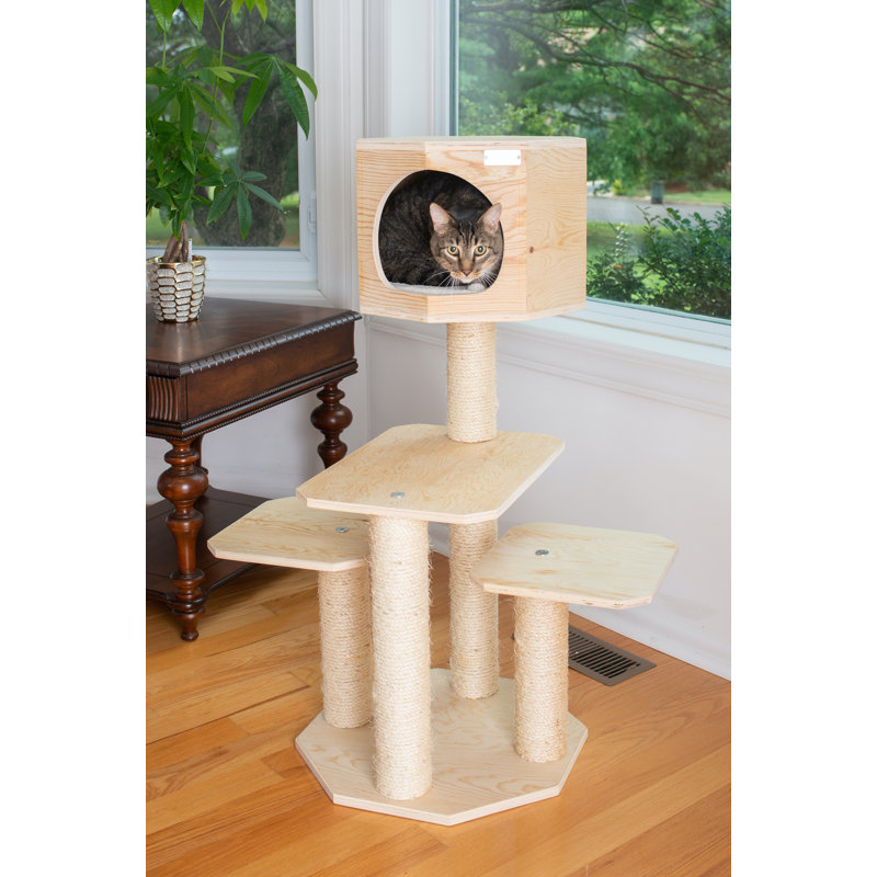 solid cat tree