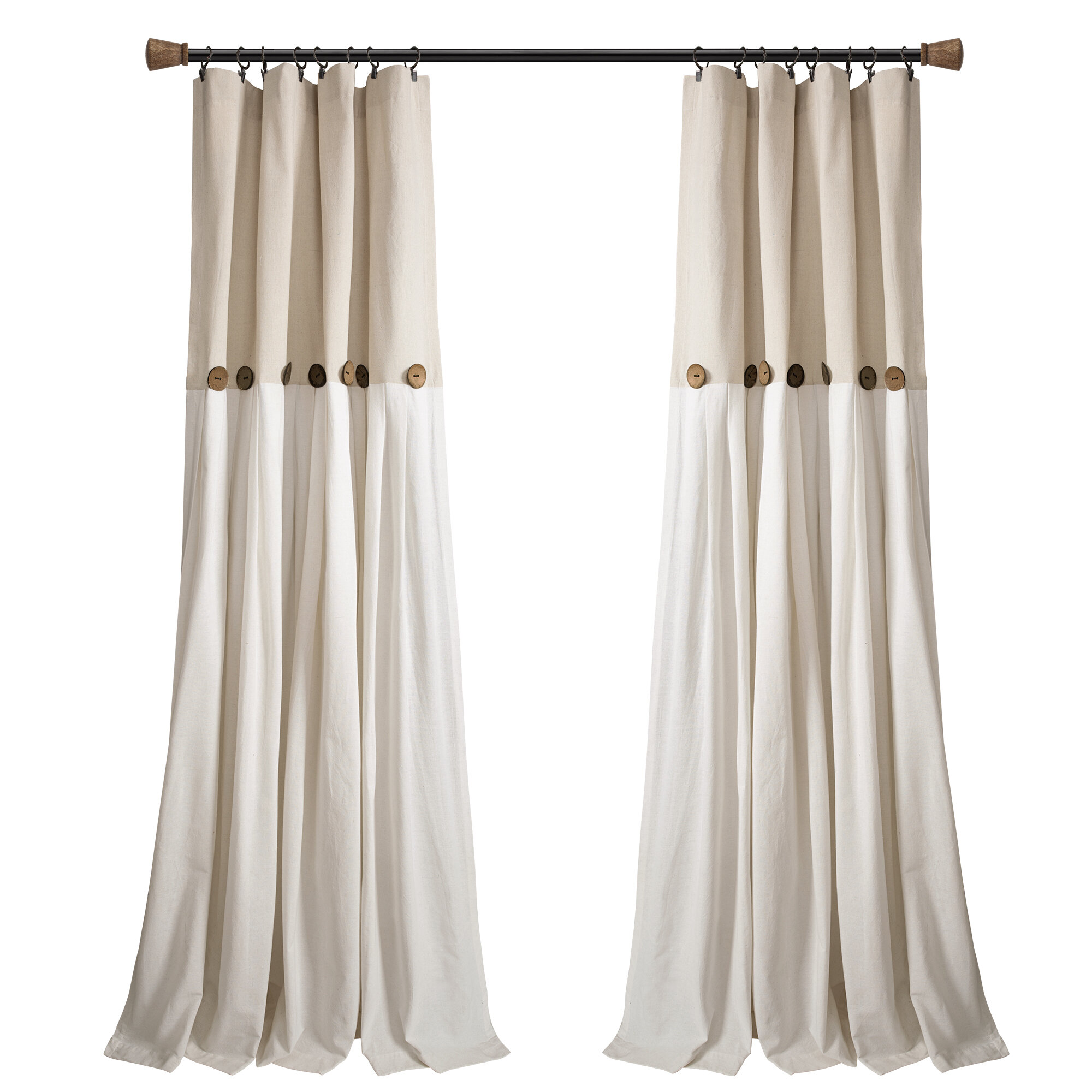 Gracie Oaks Ruya Window Semi Sheer Rod Pocket Single Curtain Panel Reviews Wayfair