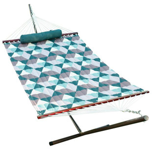 Go to store & view more images Wrought Studio Fennell Quilted Hammock with Stand