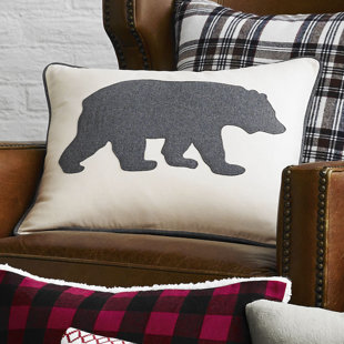 eddie bauer black bear pillow