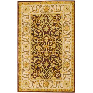 Hand-Tufted Brown and Ivory Area Rug