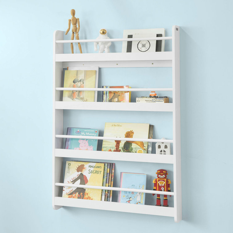 childrens bookcase wall mounted