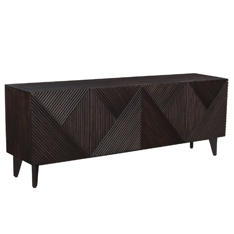 Tree Line Furniture 80'' Wide Acacia Solid Wood Sideboard | Wayfair