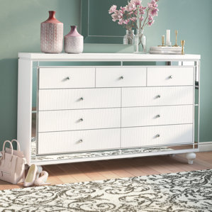 Rivage 9 Drawer Standard Dresser by Willa Arlo Interiors
