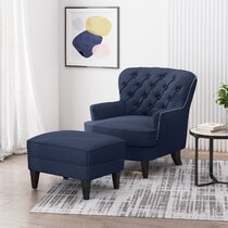 wayfair armchairs blue