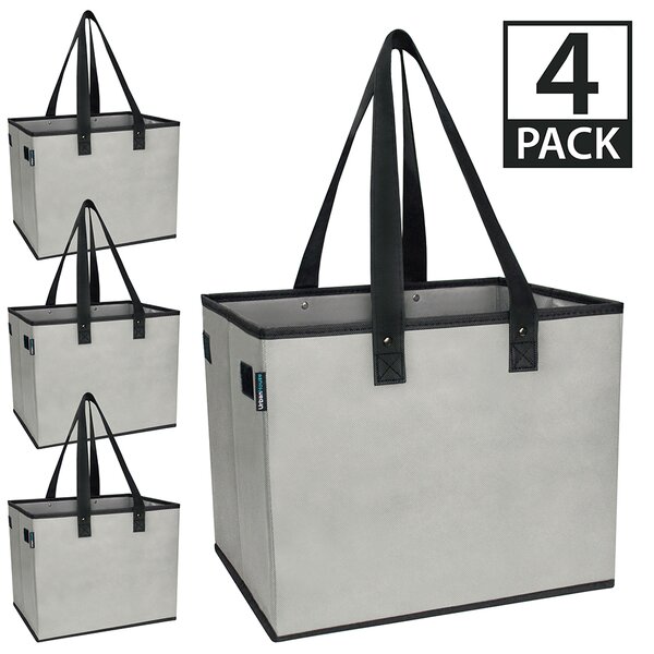 Set of 3 Reusable Grocery Bag for Shopping Gym Hiking Picnic Foldable Tote 