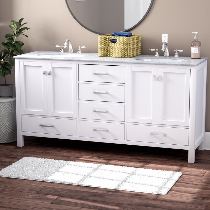 Bowlin 72 Double Sink Bathroom Vanity