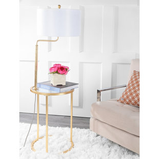 Side Table Floor Lamp Combo Wayfair Amar Side Table 57 Floor Lamp