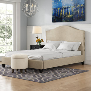 Go to store & view more images Eidelweiss Upholstered Platform Bed by Three Posts